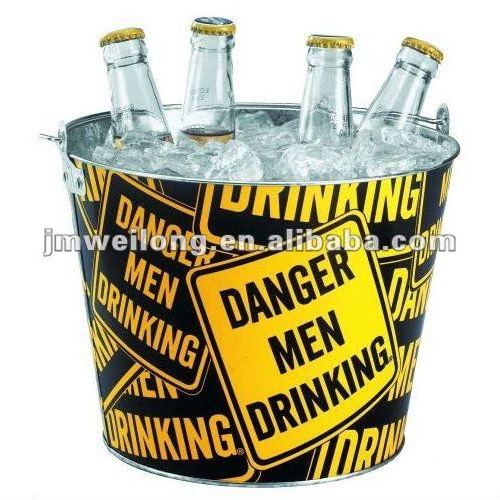 Colored Metal Pails/Ice Bucket/Beer Bucket Metal ice bucket tub