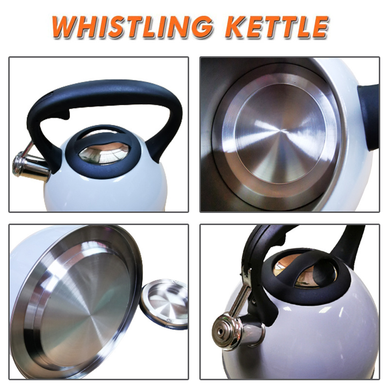 Traditional 3L Gas And Electrical Stove top Stainless Steel With Whistle Kettle Bell Kettle Teapot