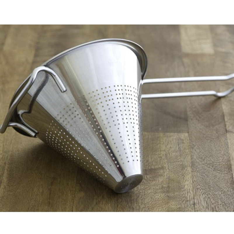 Customized OEM Different Sizes Stainless Steel Strainer Conical Kitchen Frying Oil Strainer