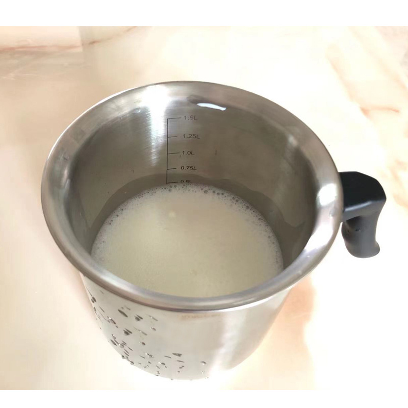 Hollow Design Sauce Pot Double Layer Stainless Steel Whistle Tips Water Boiling Milk Pot With Handle Boiling Pot