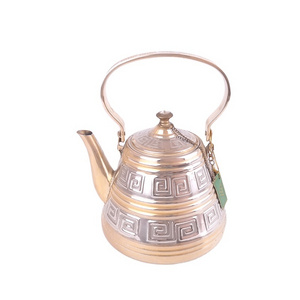 Stainless Steel 304 Turkish Australian Arabic Decorative Stove Top TeaPot Kettle Handmade Tea Coffee Pot For Gas and Induction