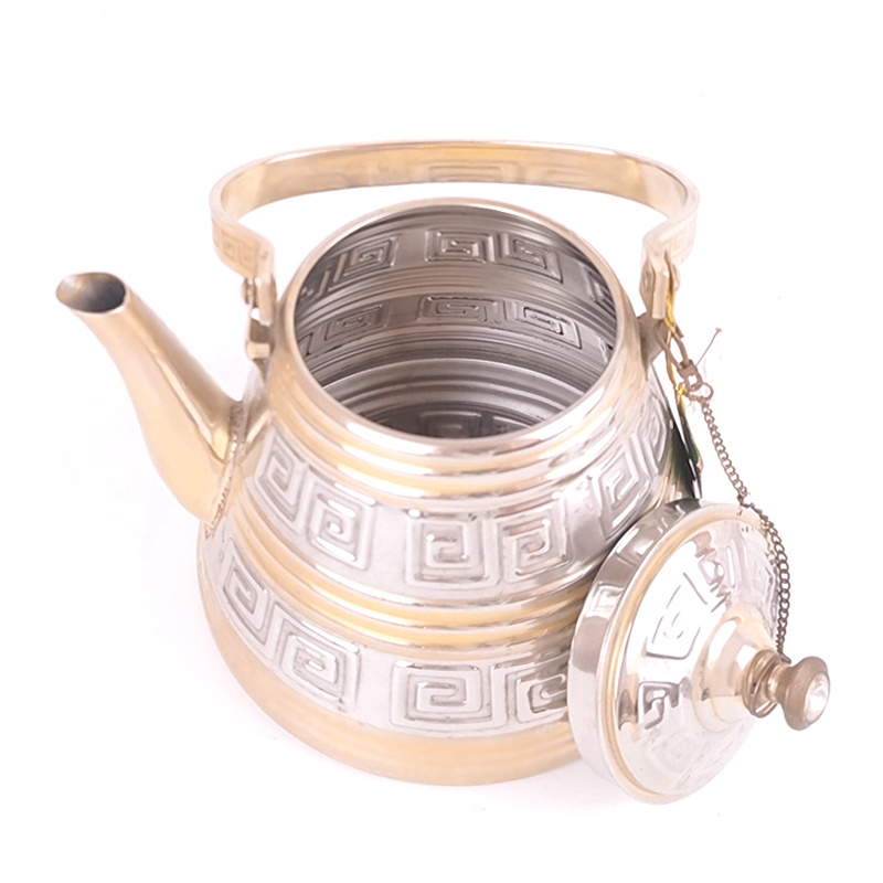 Stainless Steel 304 Turkish Australian Arabic Decorative Stove Top TeaPot Kettle Handmade Tea Coffee Pot For Gas and Induction