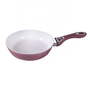 Aluminum Alloy EOE Ceramic Coating Non-Stick Frying Pan Cookware Set Grain Design Induction Bottom Scratch Resistant Body