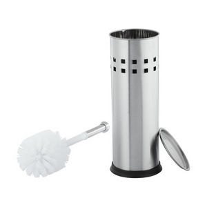 Silver Matt/Mirror Stainless Steel Deep-Cleaning Toilet Brush And Holder Set For Bath Bathroom Toilet Brush Holder Pp