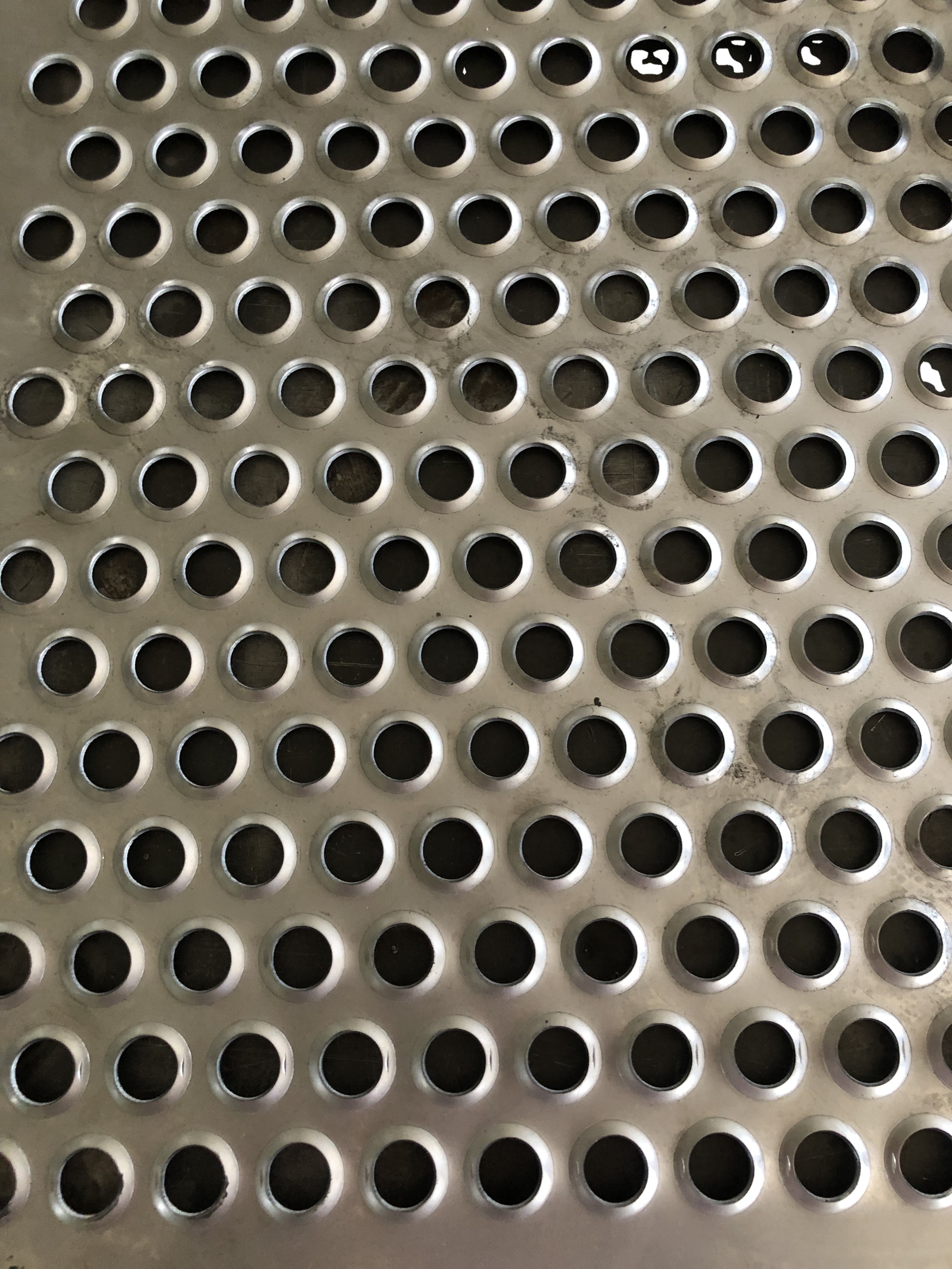 70 micron high temperature speaker grill round hole perforated stainless steel wire mesh