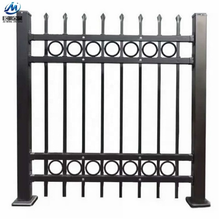 Outdoor Building Removable Temp Fence Panels Trellis metal steel fence panels wrought iron fence