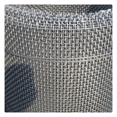 spring stainless steel plant factory Steel Crimped Wire Mesh sand gravel crusher hooked vibrating sieve screen mesh