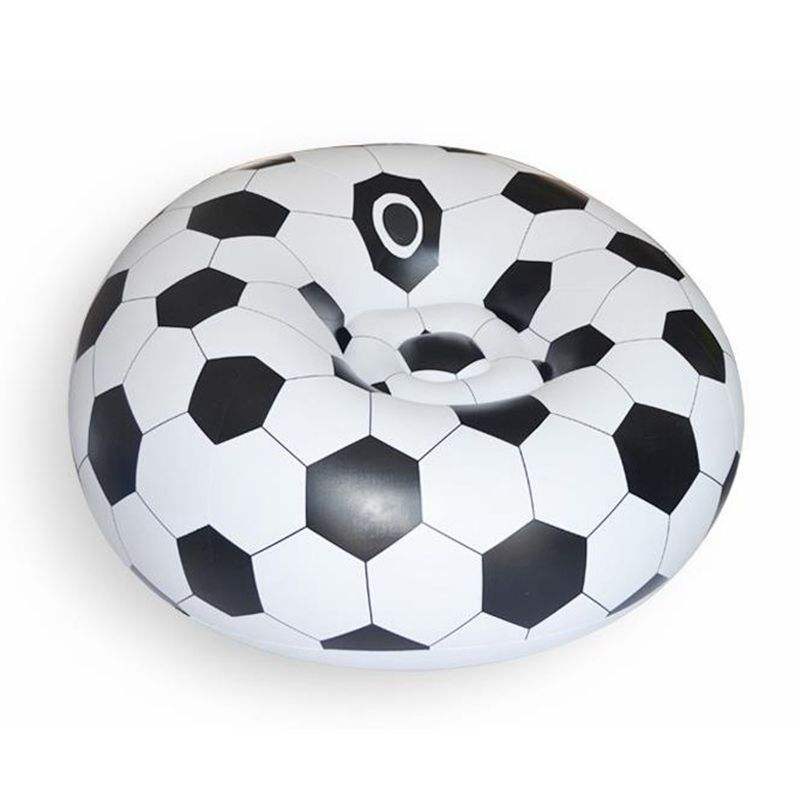 Newest Sofa Football Sofa Design PVC Giant Inflatable football Ball Shape Sofa for Teens Perfect for Indoor and Outdoor