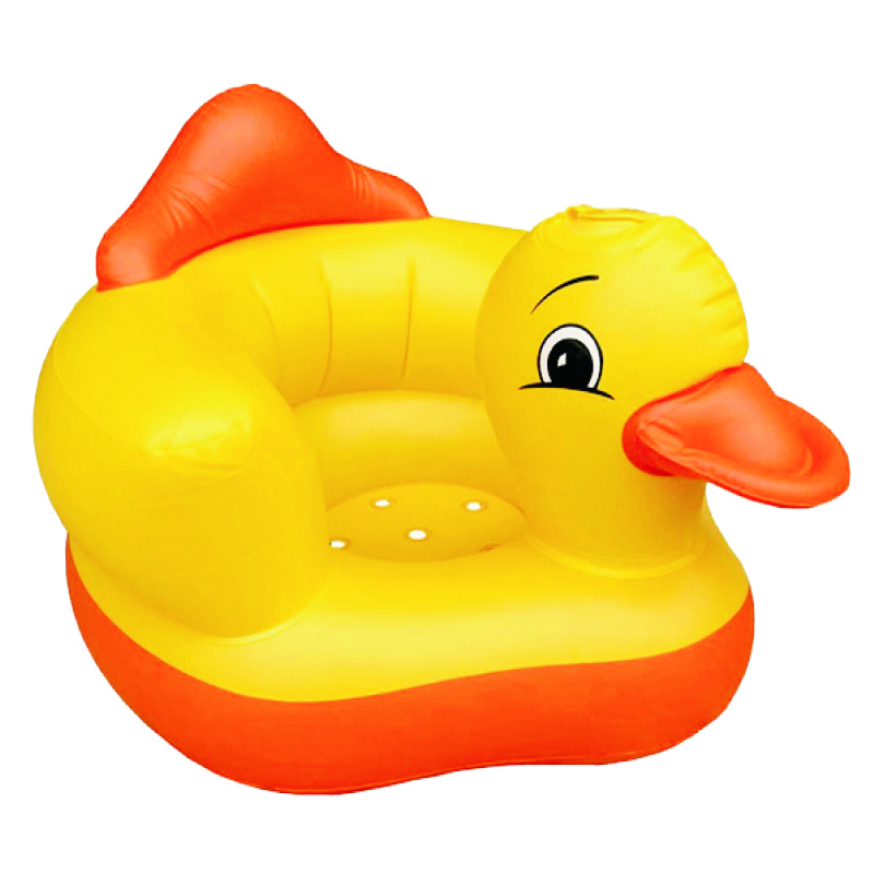 Wholesales Yellow duck Baby Sofa Infant Support Seat, Bird Bear Baby Inflatable Sofa, Child Dining Chair Seat Armrest Sofa