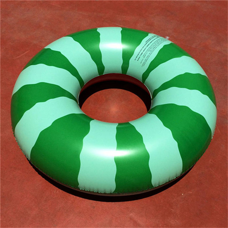 Premium Quality Circles with Summer Fruits Painting Water Play Inflatable Water Floating Chair Inflatable Circle Water Float