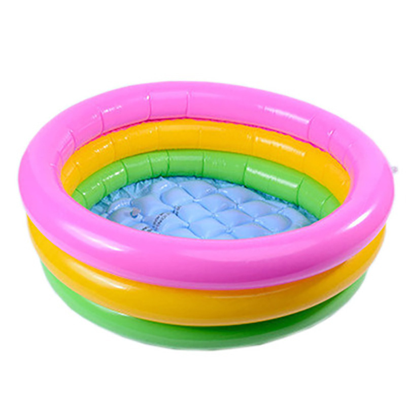 Portable 3 Ring Baby Children Water Swimming Pool Equipment Portable Swimming Pool Outdoor