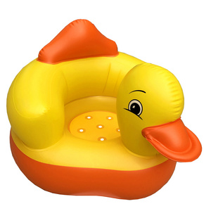 Wholesales Yellow duck Baby Sofa Infant Support Seat, Bird Bear Baby Inflatable Sofa, Child Dining Chair Seat Armrest Sofa