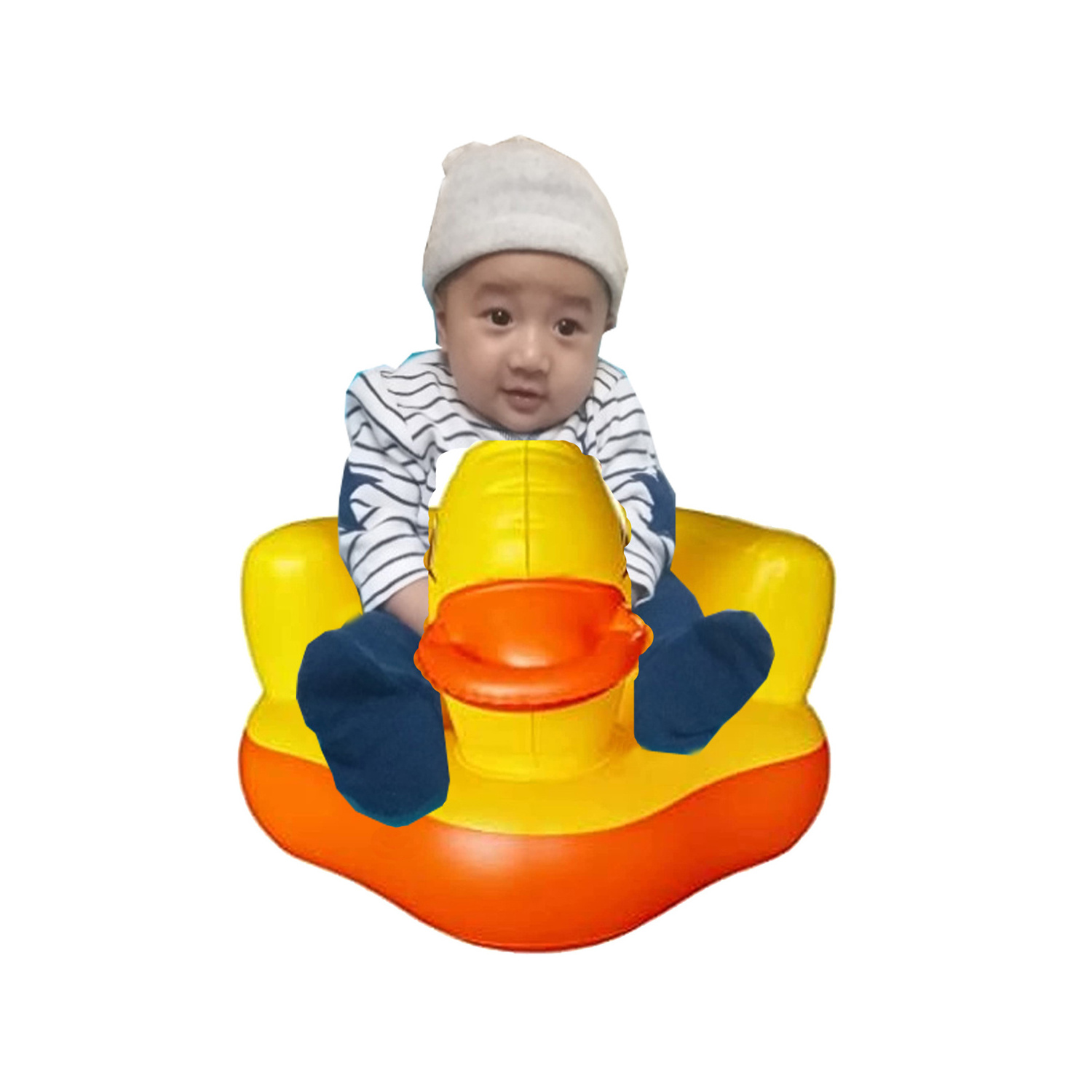 Yellow duck Baby Sofa Infant Support Seat, Bird Bear Baby Inflatable Sofa, Child Dining Chair Seat Armrest Sofa