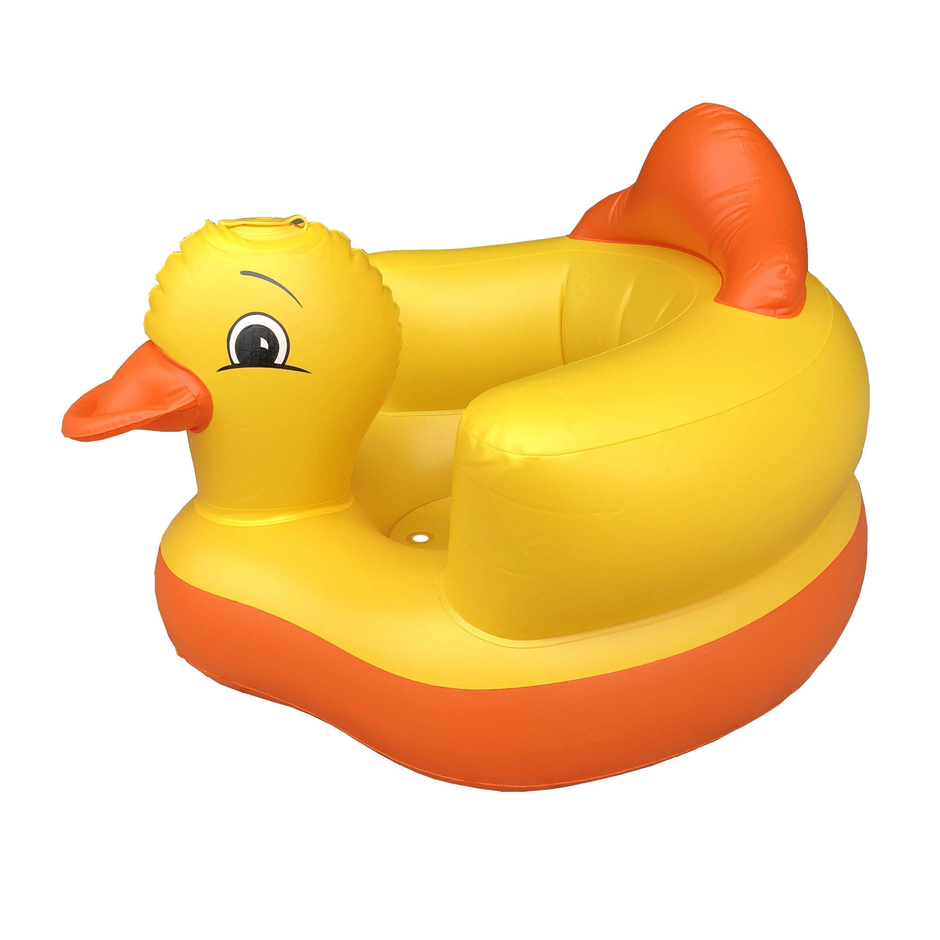 Wholesales Yellow duck Baby Sofa Infant Support Seat, Bird Bear Baby Inflatable Sofa, Child Dining Chair Seat Armrest Sofa