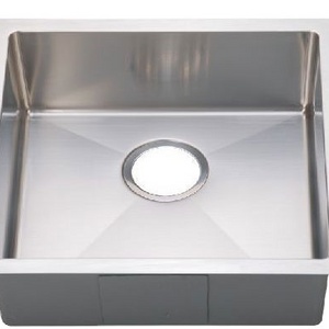 Bar Sink Single Basin Bowl Undermount Handmade 18 Gauge Stainless Steel Kitchen Sink