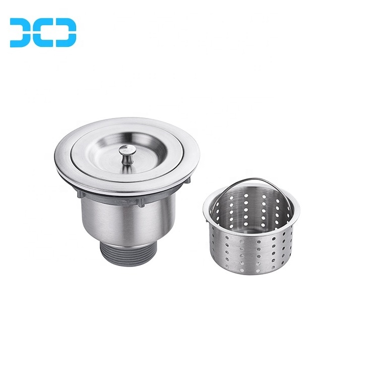 Kitchen sink strainer Stainless steel kitchen sink basket waste strainer for standard drains