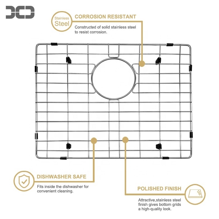 XHHL custom made stainless steel kitchen sink bottom grid Stainless Steel Kitchen Sink Bottom Grid