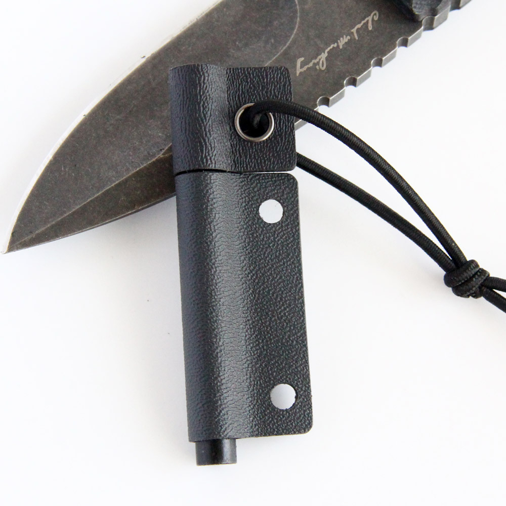 Tactical Kydex fire starter ferrocerium rod firesteel knife sheath kit includes mounting hardware