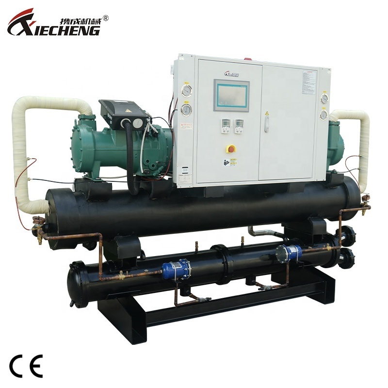 injection molding water cooling screw water chiller plant water cooled industrial chiller