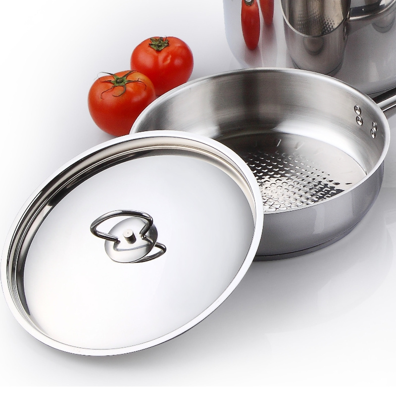 2023 Hot Sale Classic Cookware Handle Stainless Steel Cover Cookware Sets Stainless Steel Kitchenware With Lid