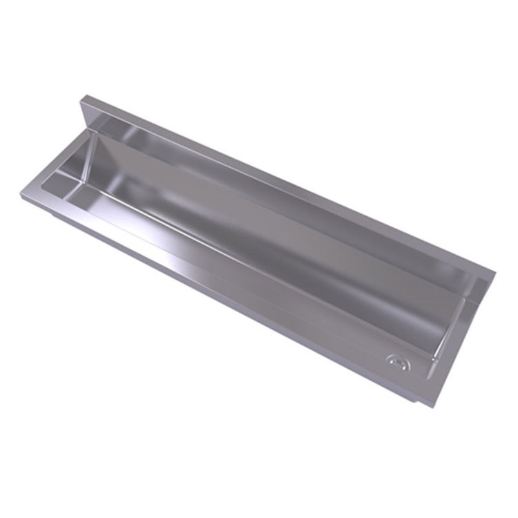 Hot sale 304 stainless steel ablution trough hand wash sink kitchen commercial trough sink