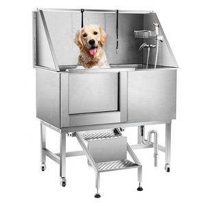 Professional Dog Grooming Tub stainless steel pet grooming bath dog wash machine