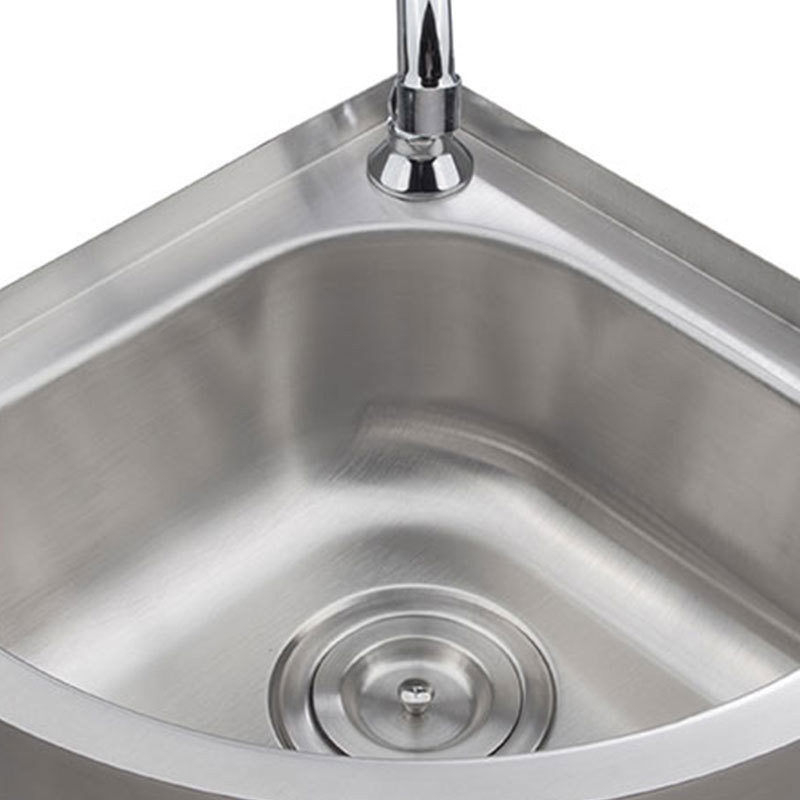 high quality wall mount 304 stainless steel  hand wash corner sink