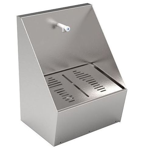 Professional Design High Quality Stainless Steel Foot Wash Trough  muslim Wudu Sink