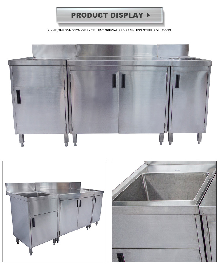 Stainless Steel 304 Commercial  Kitchen Cabinets