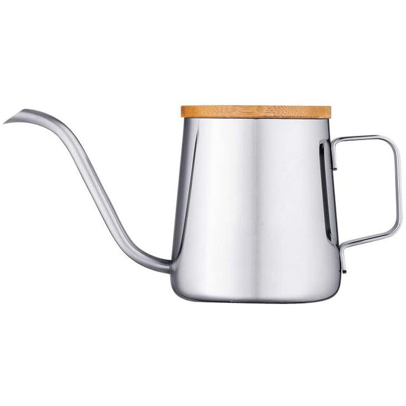 Hot Sale Outdoor Gooseneck Pour Over Coffee Kettle 304 Stainless Steel Coffee Pot For Camping