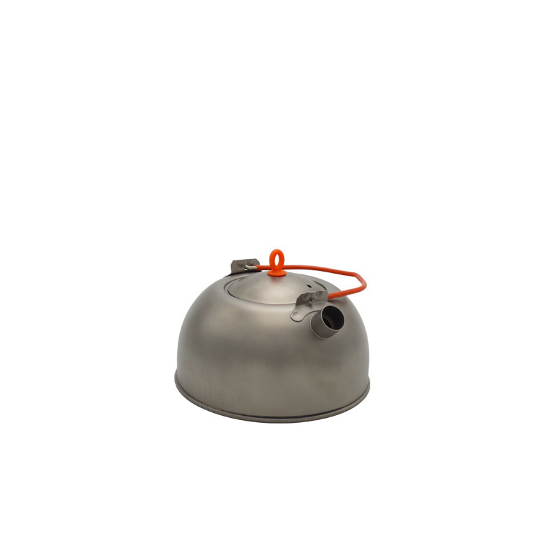 Outdoor Titanium Kettle Picnic Camping Portable Travel Small Stainless Steel Kettle For Camping Hiking