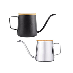 Hot Sale Outdoor Gooseneck Pour Over Coffee Kettle 304 Stainless Steel Coffee Pot For Camping