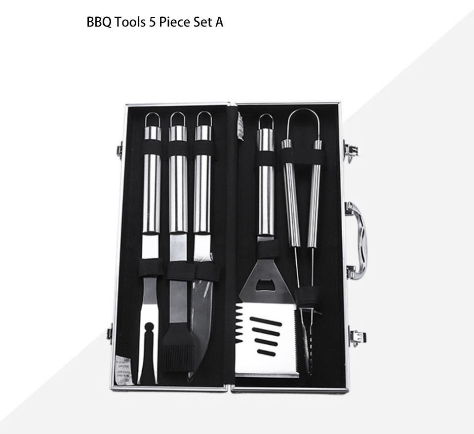 Hot Sale Accessories Bbq Tools Outdoor Barbecue Portable Camping Kitchen Utensil Set