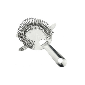 New Design Stainless Steel Bar Strainer Cocktail Shaker Ice Strainer Wire Mixed Drink Strainer For Bartender Bar Tool For Bar