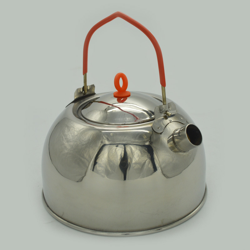 Outdoor Coffee Tea Camp Pot Stainless steel Gear Portable Teapot Lightweight Gear Water Kettle For Camping