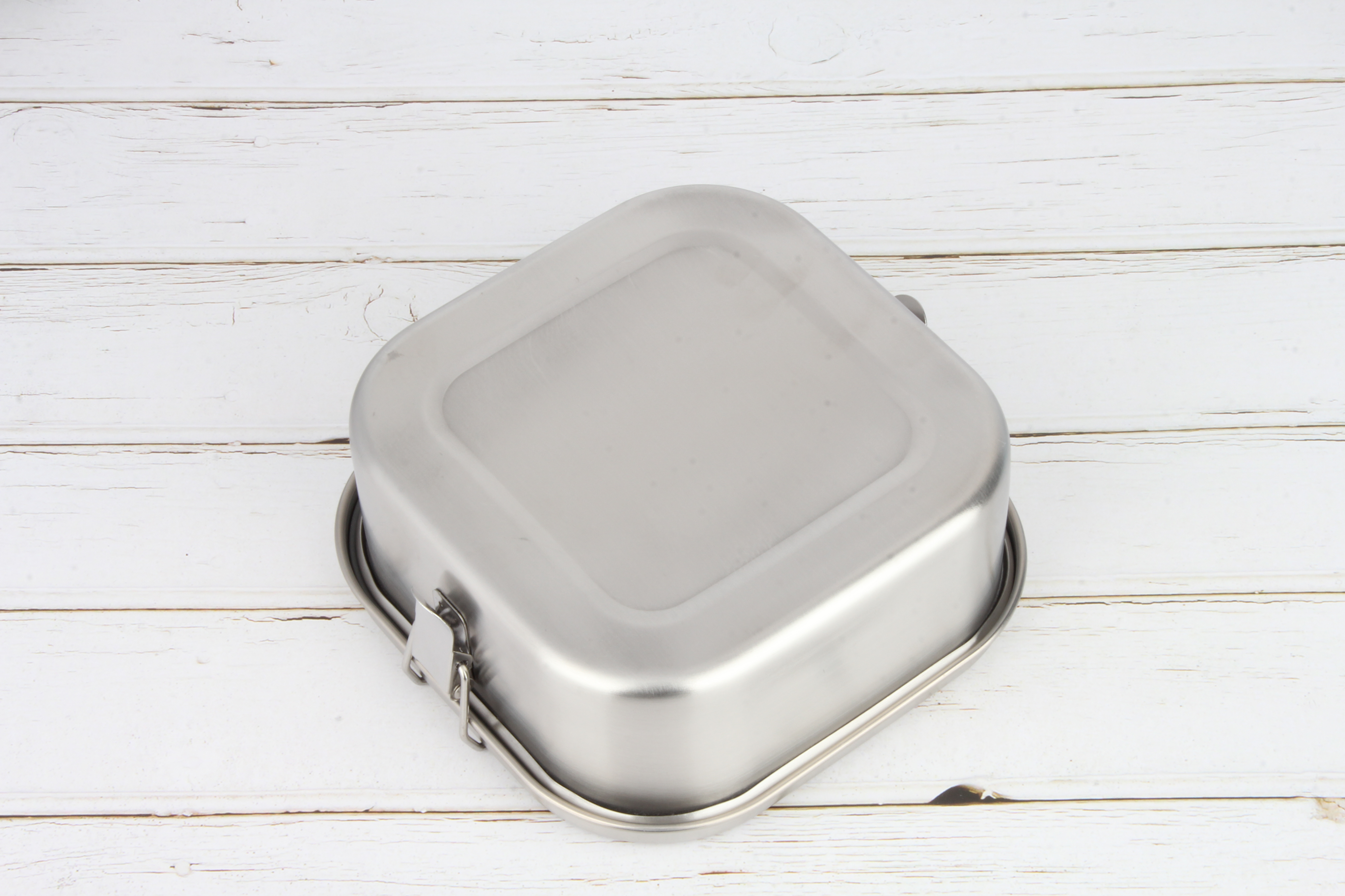 Eco Lunch Box Custom Small Food Container Lunch Box Stainless Steel Tiffin Square Lunchbox For Kids Square Lunch Box