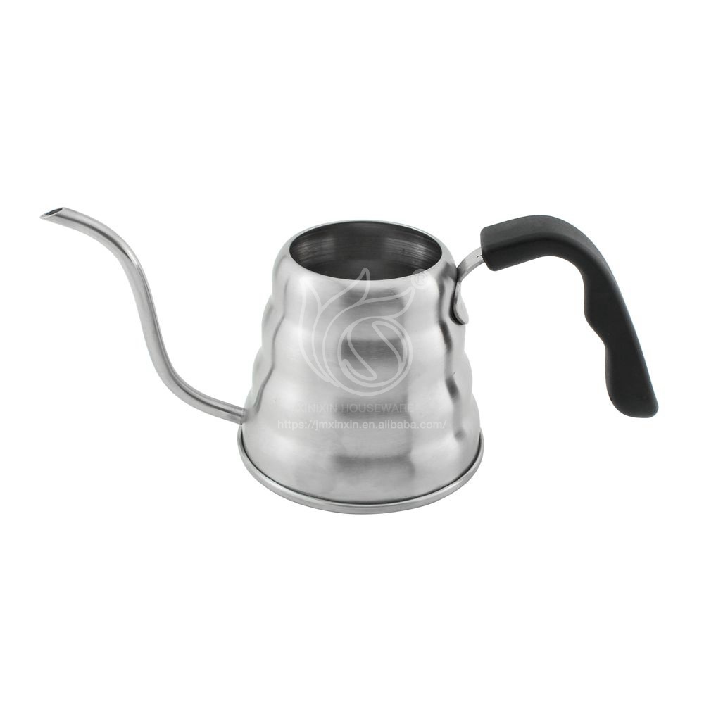 304 Stainless Steel 18/8 Gooseneck Pour Over Coffee Kettle Built-in Thermometer For Hand Drip Coffee For Homemade