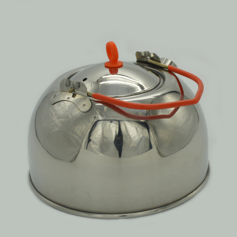 Outdoor Coffee Tea Camp Pot Stainless steel Gear Portable Teapot Lightweight Gear Water Kettle For Camping