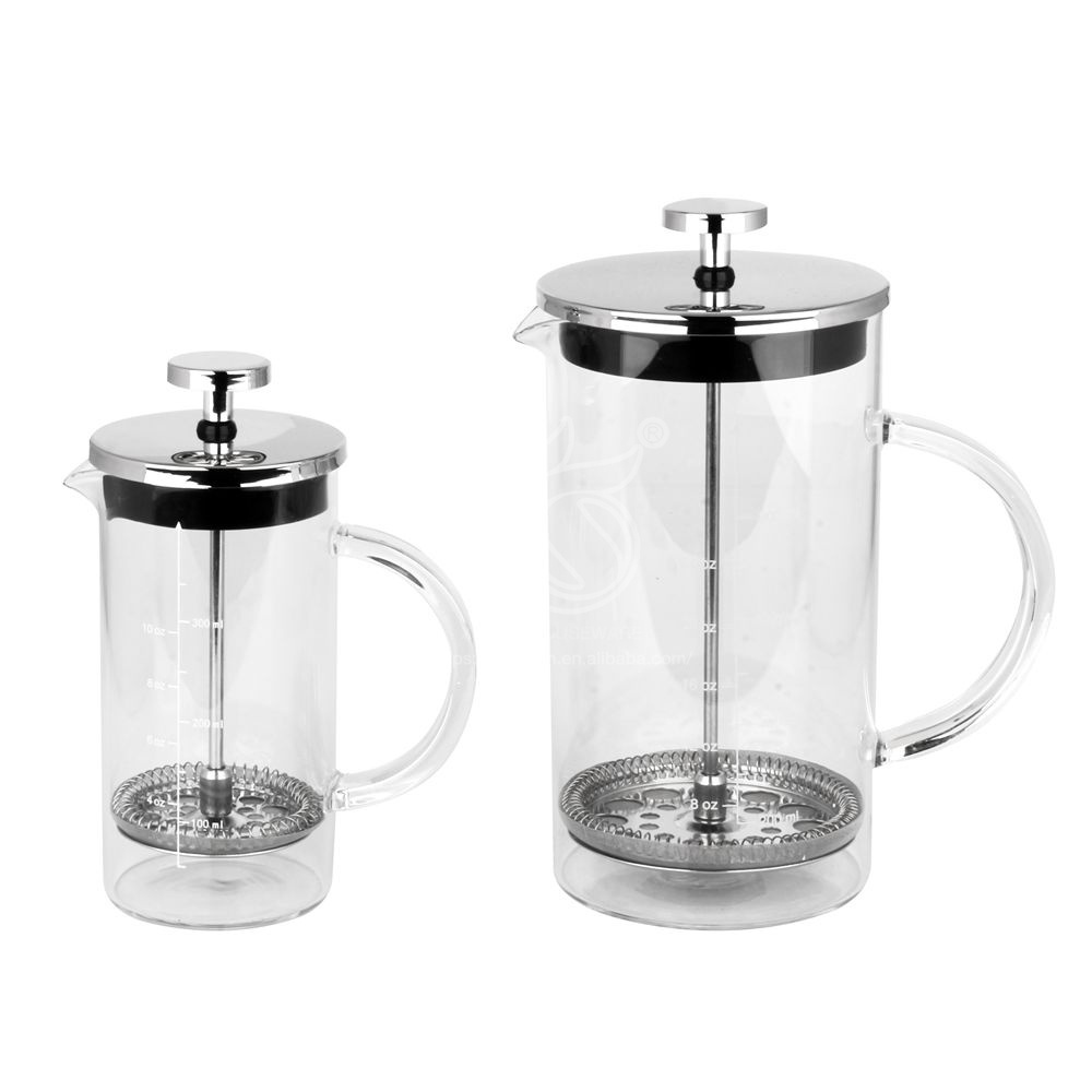 Hot Selling Portable Travel French Press Coffee Maker Glass French Press For Homemade Coffee