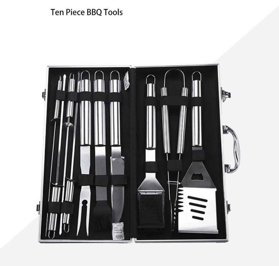 Hot Sale Accessories Bbq Tools Outdoor Barbecue Portable Camping Kitchen Utensil Set