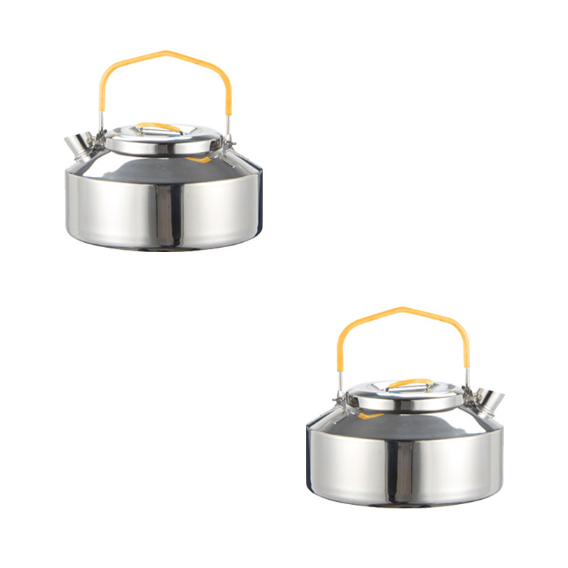 Hot Sale Stainless Steel Outdoor Kettle Coffee Pot Teapot Travel Portable Camping Boiling Water Most Favorable Stove