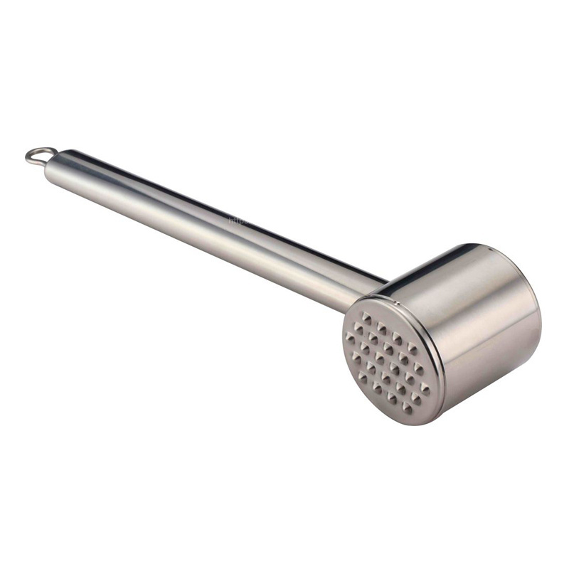 New Design Meat Tools Aluminium Alloy Mean Hammer Stainless Steel Professional Meat Tenderizer Pounder For Home Kitchen Food