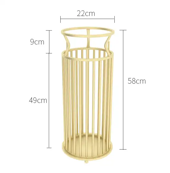 Metal Umbrella Holder Stand Large Entryway Decorative Metal Freestanding Umbrella Stand Rack Organizer