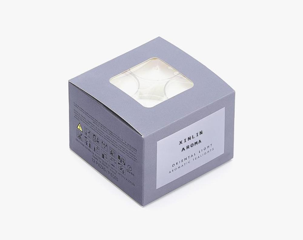 12 pcs/pack 8 Hours Burning Time Luxury scented Cheap Mini Paraffin Tealight Candle with Gift Box