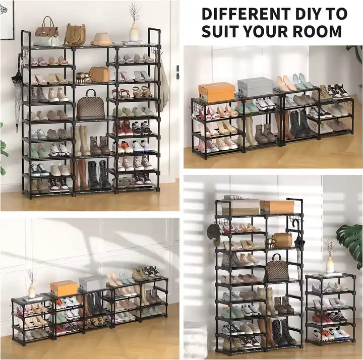 Modern Design 9 Layer Large Capacity Space Saver Shoes Rack