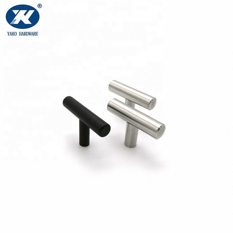 Single Hole T bar Kitchen Cabinet Handle Knob Cupboard Drawer Dresser Pull