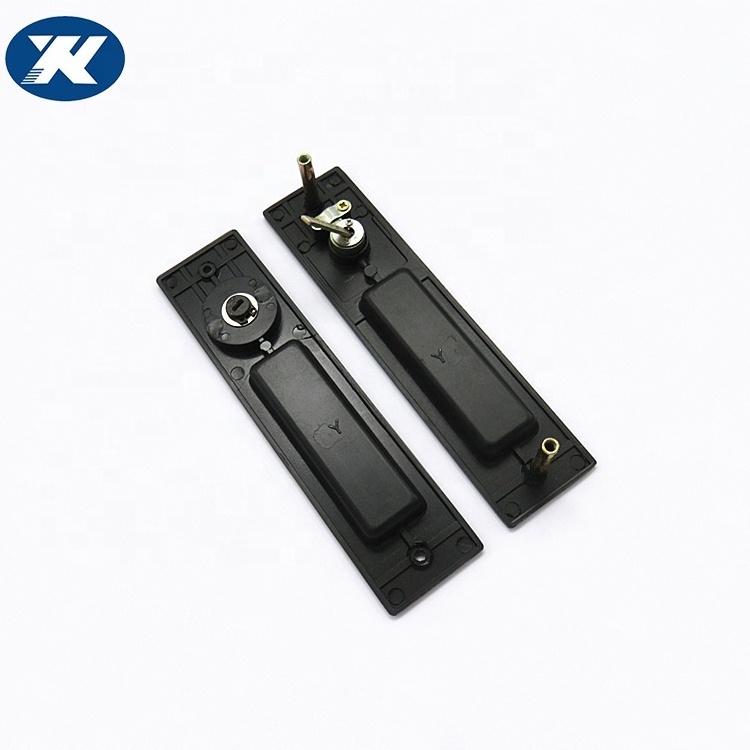 High Security Mortise Sliding Door Lock Zinc Alloy Black Door Handle Locks Recessed Handle Latch Pocket