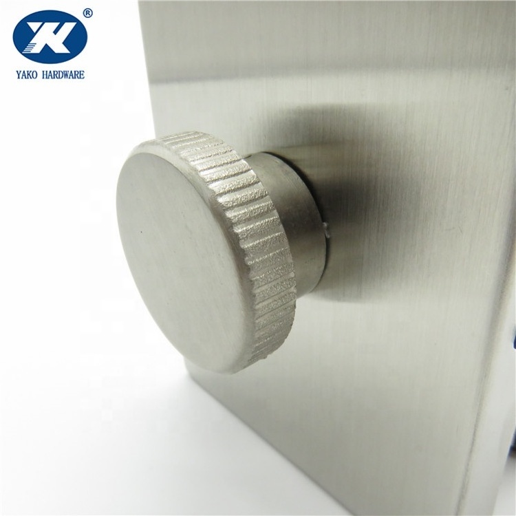 Stainless Steel Frameless  No-Drill for 8 mm 10 mm 12mm Glass Door Lock