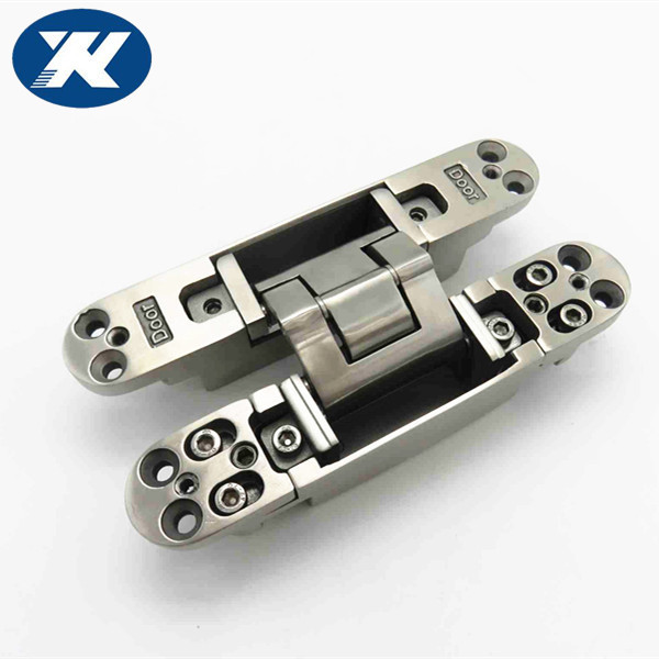 Concealed Folding 3D Adjustable hinge Invisible 180 Degree Hidden Door Hinges