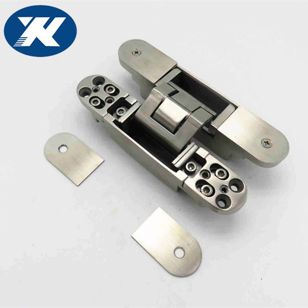 Concealed Folding 3D Adjustable hinge Invisible 180 Degree Hidden Door Hinges